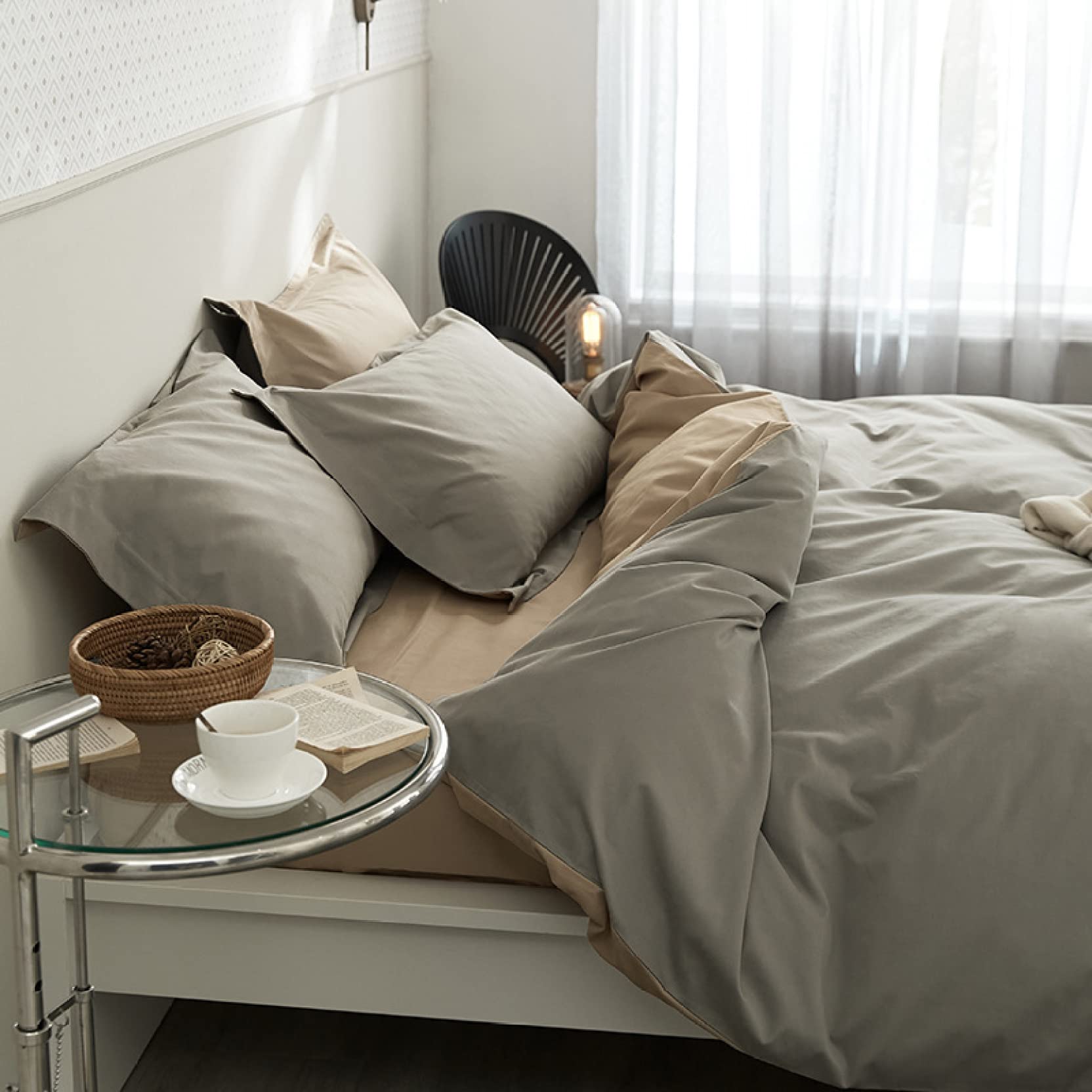 Housse de couette lavable séchage rapide anti-glissement