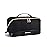 BAGSMART Makeup Bag Cosmetic Bag, Travel Makeup Bag,Water-resistent Makeup Bags for Women Portable Pouch Open Flat Make Up Organizer Bag for Toiletries, Brushes Black