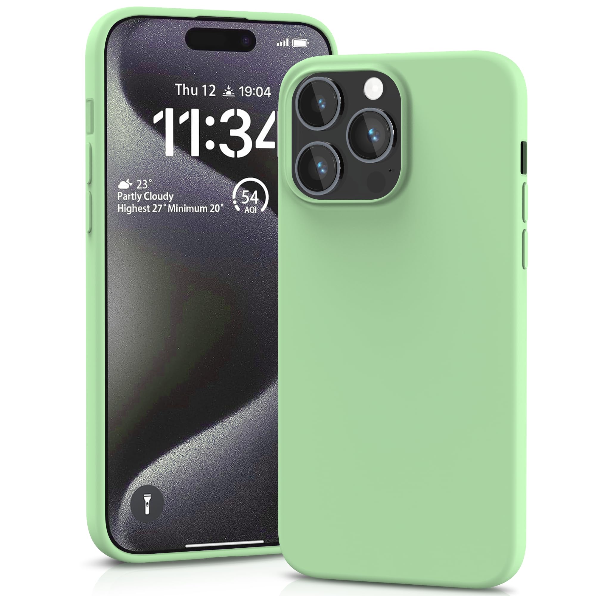 YATWIN Silicone Case for iPhone XR, Soft-Touch, Shockproof, DustProof, Antiskid Full Body Armour Phone Cover for Apple iPhone XR - Dark Green — view 228