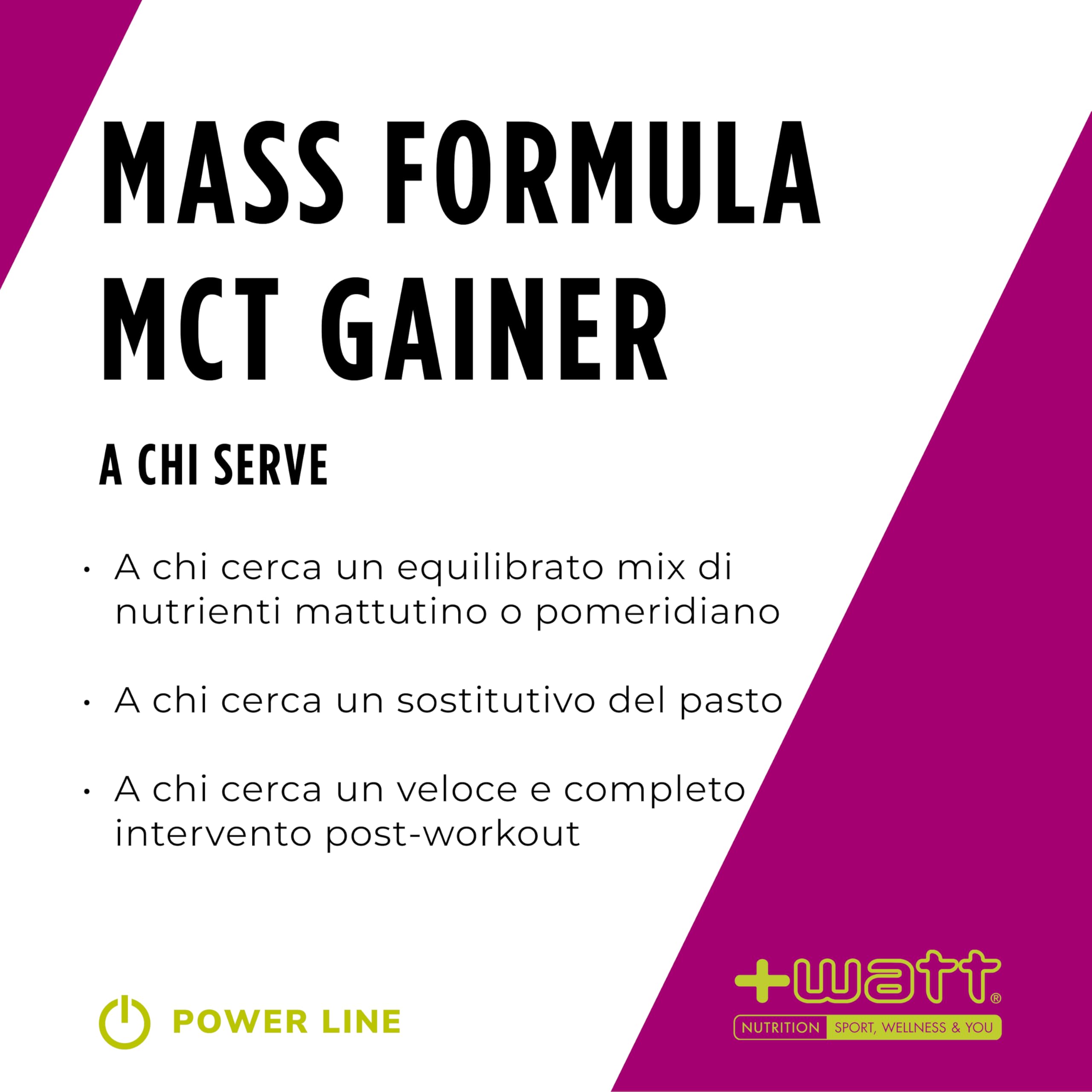 Mass Formula MCT gainer - Sostegno per i Tuoi Workout Più Intensi - Formato: 2 lb (907 g) - Gusto Cacao