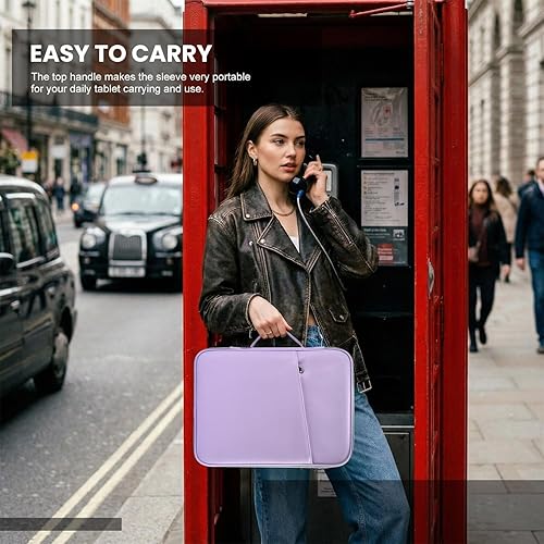 Miniatura 6 de Funda para laptop de 13 pulgadas para MacBook Air 2025 de 13 pulgadas M4 A3240, MacBook Air de 13.6 pulgadas M3 M2 A3113 A2681, bolsa de transporte