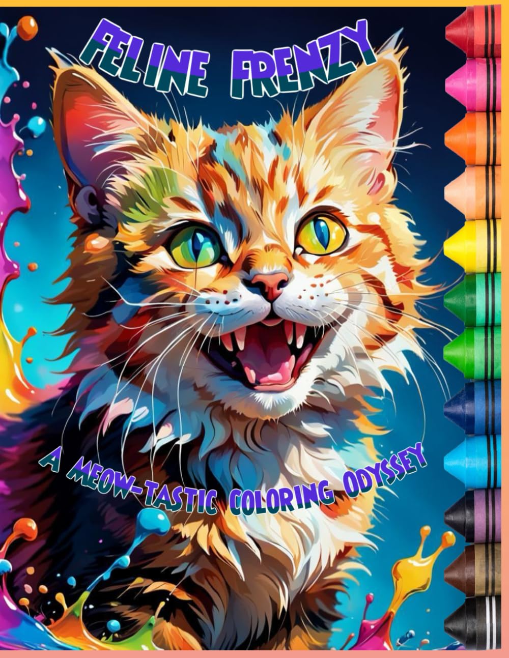 Feline Frenzy: A Meow-tastic Coloring Odyssey