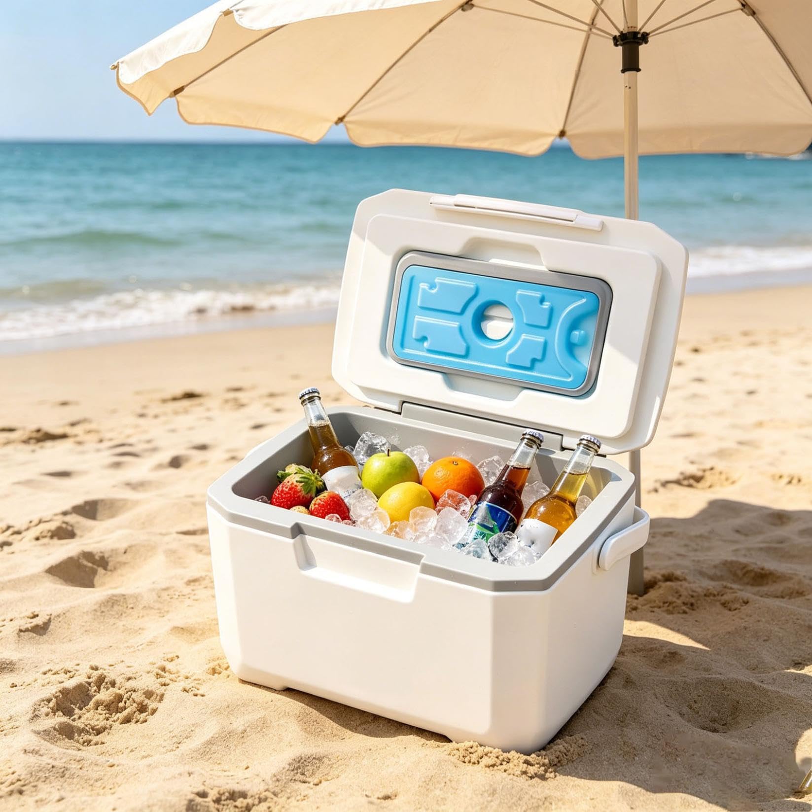 Kleine Kühlbox,Isolierbox Kühlung - Kühltasche für unterwegs - Outdoor Thermobox für Camping, Picknick & Garten