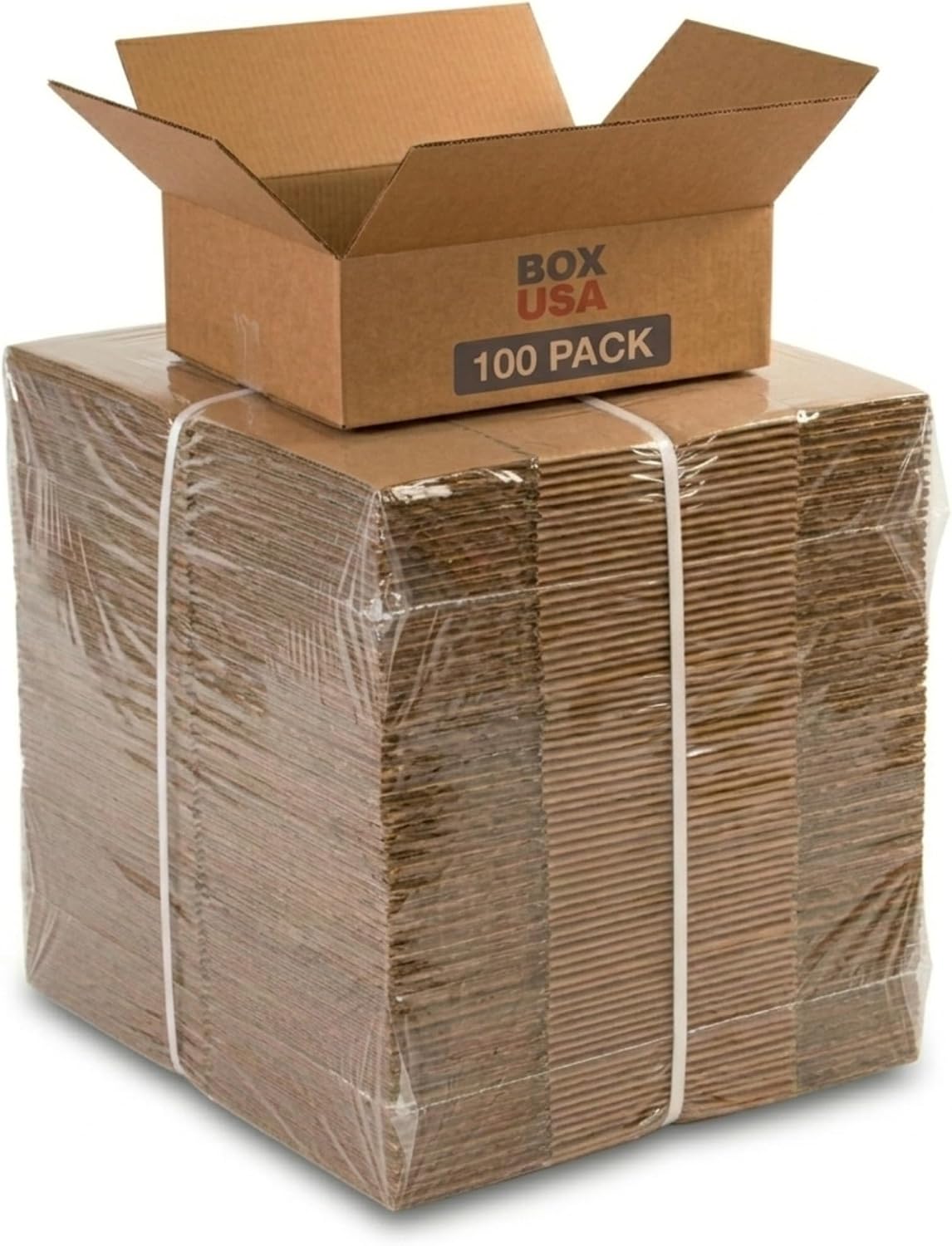 BOX USA Small Shipping Boxes Holds 65lbs, 9x6x3 100-Pk for Shipping