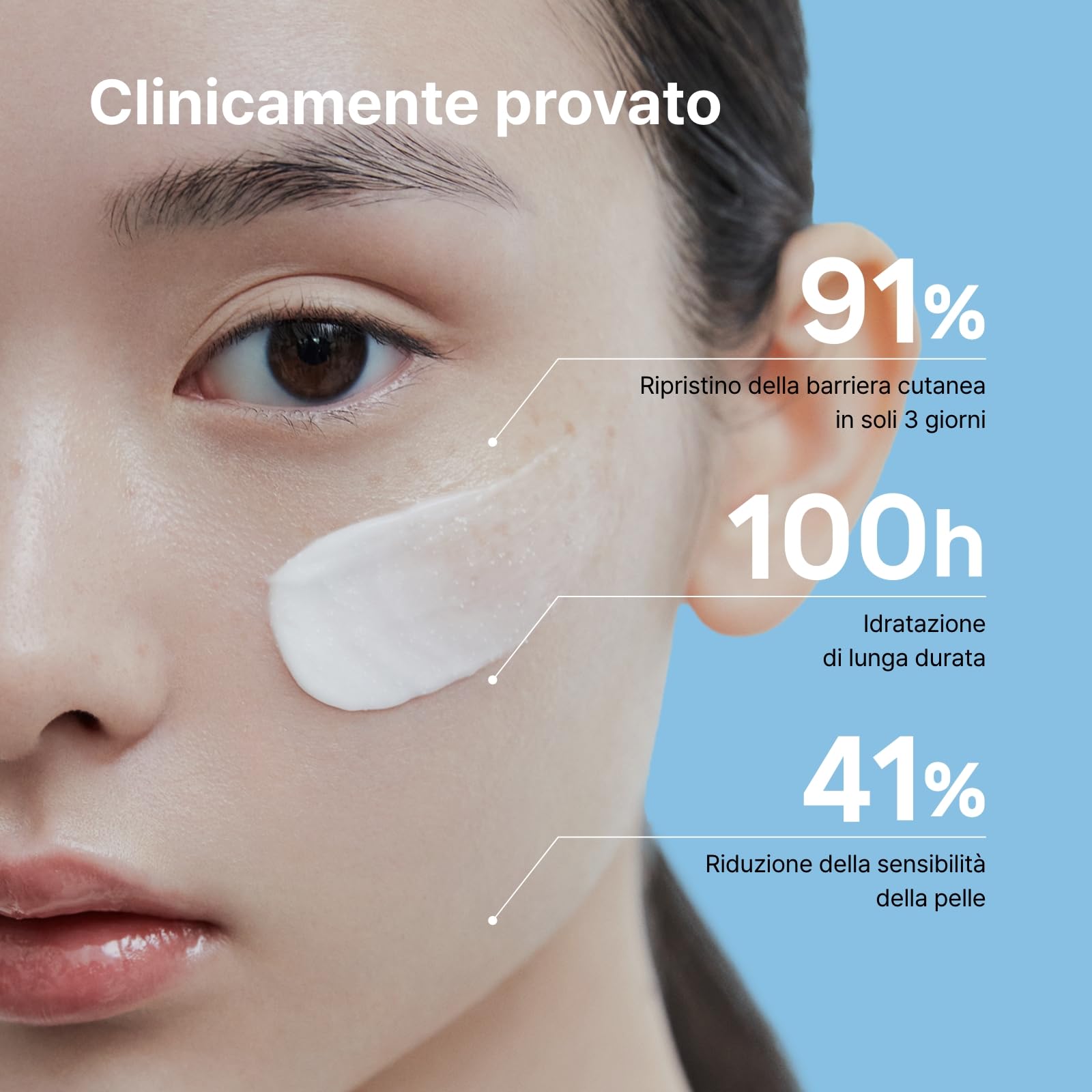 ILLIYOON Ceramide Ato Crema Concentrata 75ml, idratante per pelli secche e sensibili, idratazione per 100 ore, ripristina la barriera cutanea, delicata per neonati adulti, vegana, senza profumi