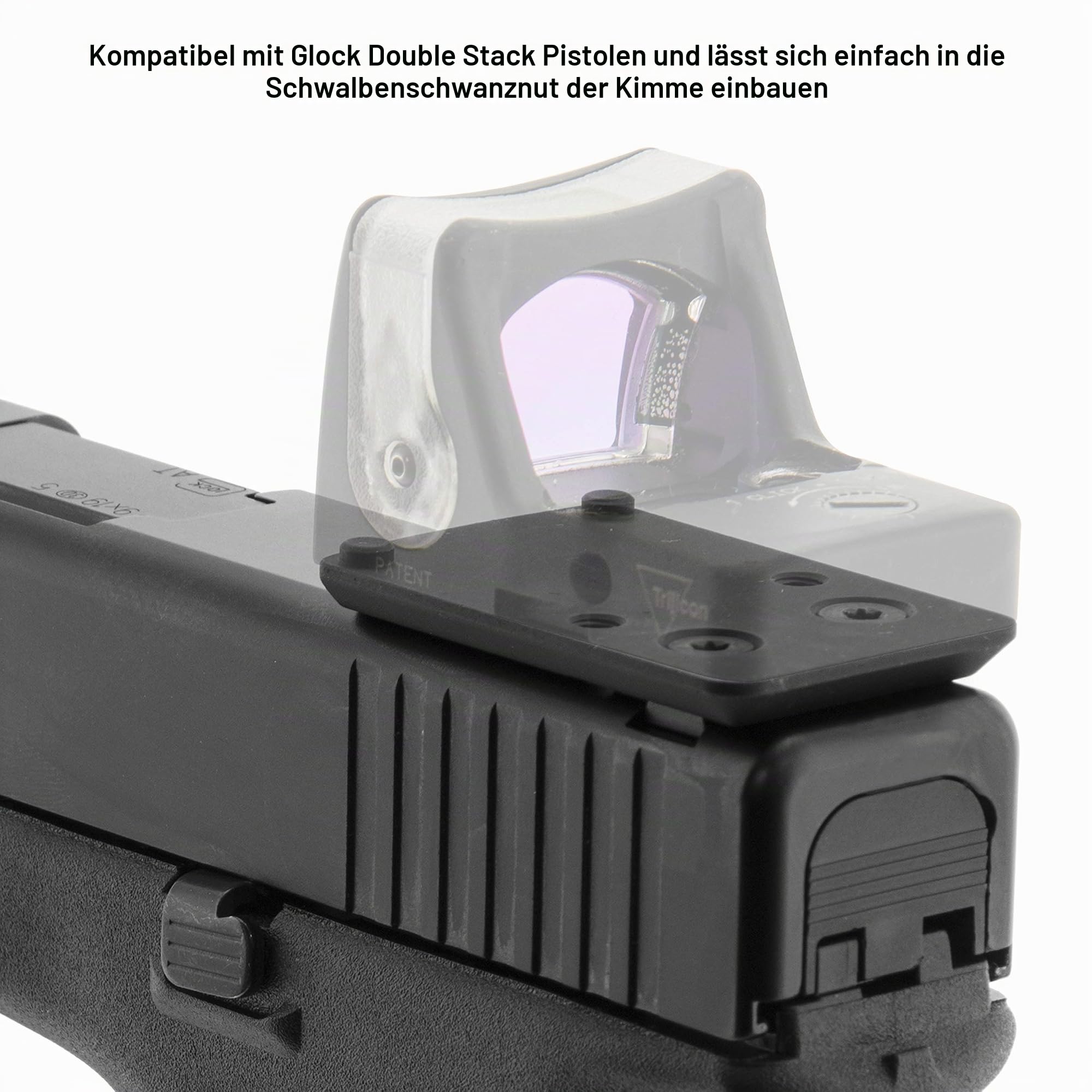 UTG® Super Slim RMR® Mount for Glock Rear Sight Dovetail