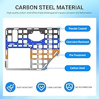 Vista 17 de Side Bed Molle Panel Compatible with 15-25 Ford F-150 Truck Molle Panel 5.5FT Molle Panel System Replacement for 2015-2025 Ford F150 5.5FT Side Bed