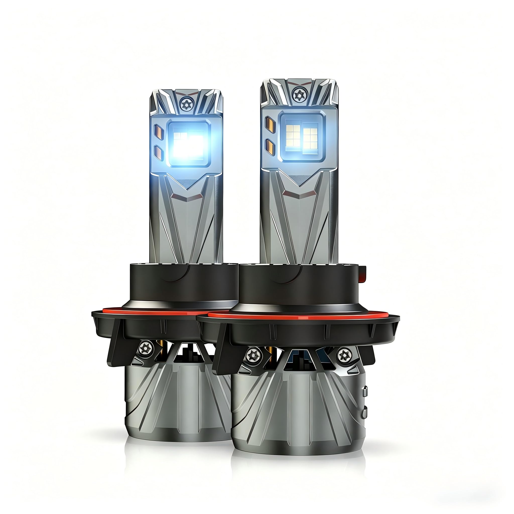 Bombillas LED para faros delanteros, 6500 k, 8000 lúmenes, muy brillantes, COB de chips, juego de conversión, xenón blanco. De Beamtech.