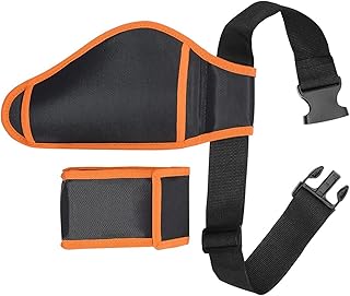 電気剪定ばさみバッグ 電動鋏 バッテリーポケット付き ツールバッグ 収納ケース ツールバッグ ウエスト ベルト 差し入れウェストバッグ 調節可能なベルト 0~110cm 軽量 DIY ガーデニング ガーデニング 剪定 作業用