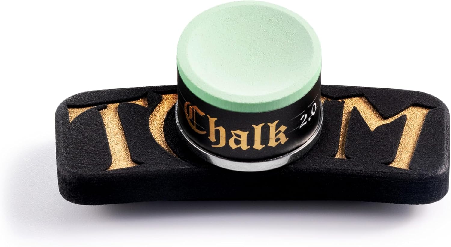 TAOM Magnetite Combo Billiard Chalk Holder Billiard Snooker Pool Cue Premium Chalk 2.0 Green in Branded Box