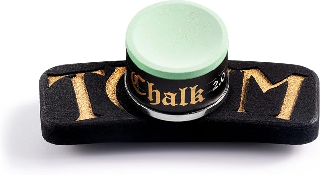 TAOM Magnetite Combo Billiard Chalk Holder Billiard Snooker Pool Cue Premium Chalk 2.0 Green in Branded Box