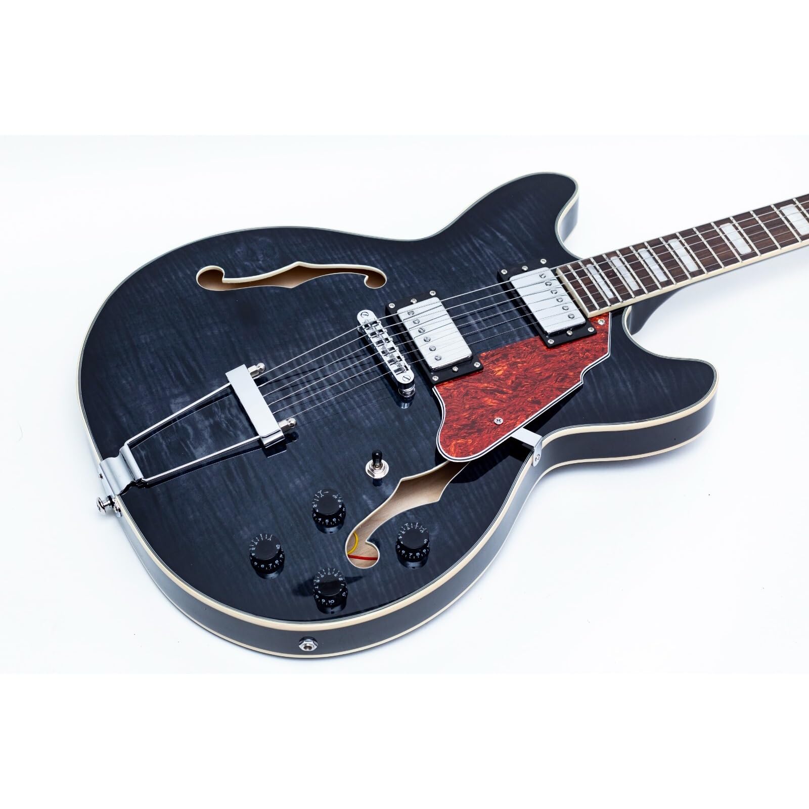 Standard Gitara Elektryczna 6 Strunowa Gitara Elektryczna Dla Praworęcznych Półdrążkowa Trapezowa Mostek Profesjonalny