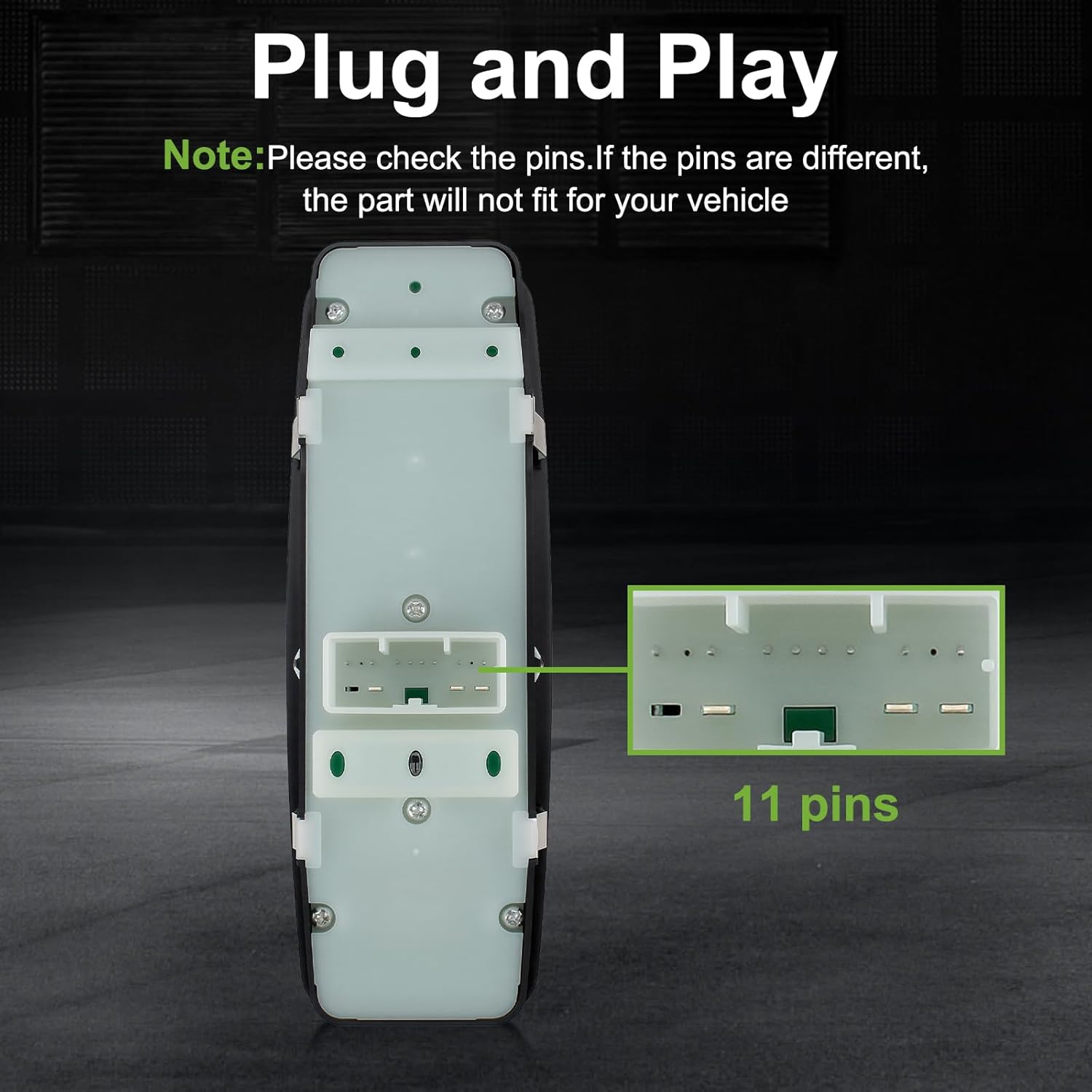 68184802AA Front Door Lock Master Window Switch Control for Dodge Durango 2014 2015 for Jeep Grand Cherokee 2014-2015