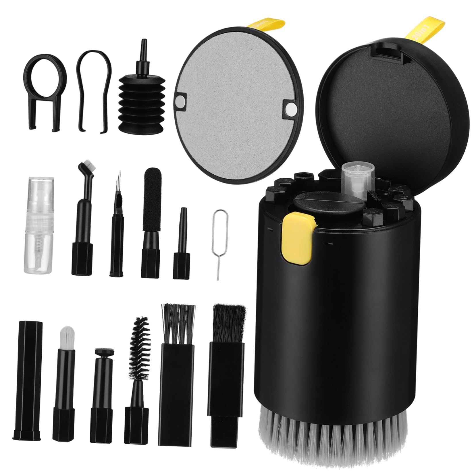 ARTIBETTER 1 Set Cleaning Kit Lens Cleaner Computer Keyboard Cleaner Lapdesk Headsets Ear Buds Laptop Stand Head Phones Blootube Headphones Computer Cleaner Kit Abs