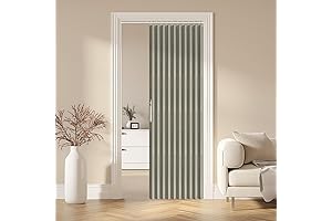 Stylish and Functional Blackout Magnetic Folding Closet Door Curtains