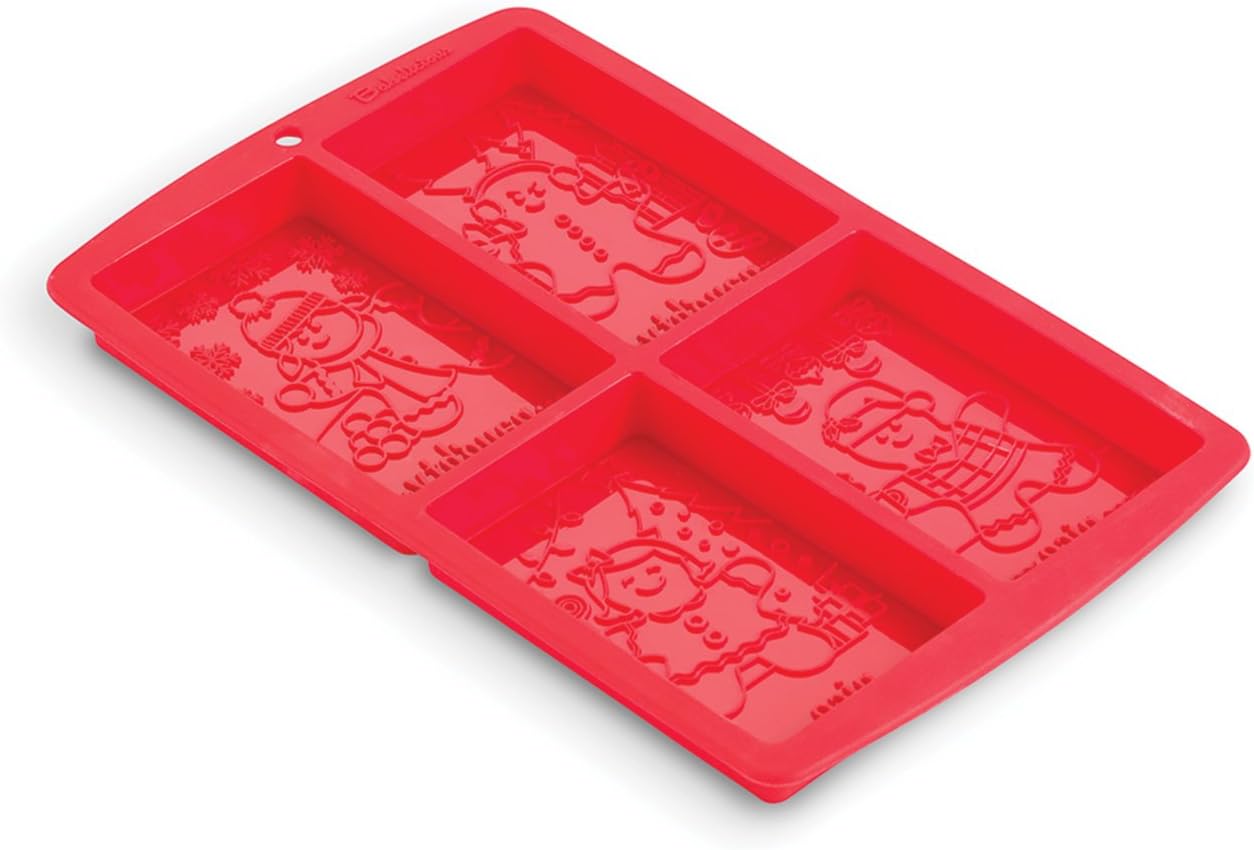 Bakelicious Naughty And Nice Chocolate Bark Mold, Silicone