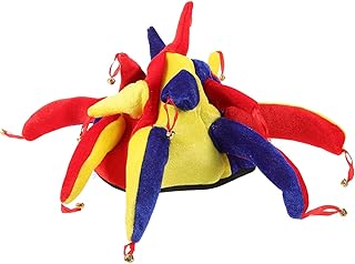 BESPORTBLE Clown Hat Clown Hat Polygonal, Mardi Gras Jester Hat Colorful Cosplay Costume Clown Hat Props for Halloween Masquerade Carnival Headgear Unisex (Style 1) Clown Costume Hat