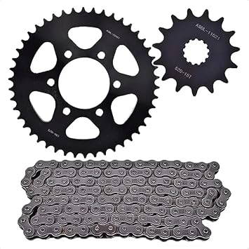 520 15T 46T Motorcycle Drive Chain Front Rear Sprocket Kit Compatible With Kawasaki Z650 ER650 GHF GJF GKF 2017 2018 2019