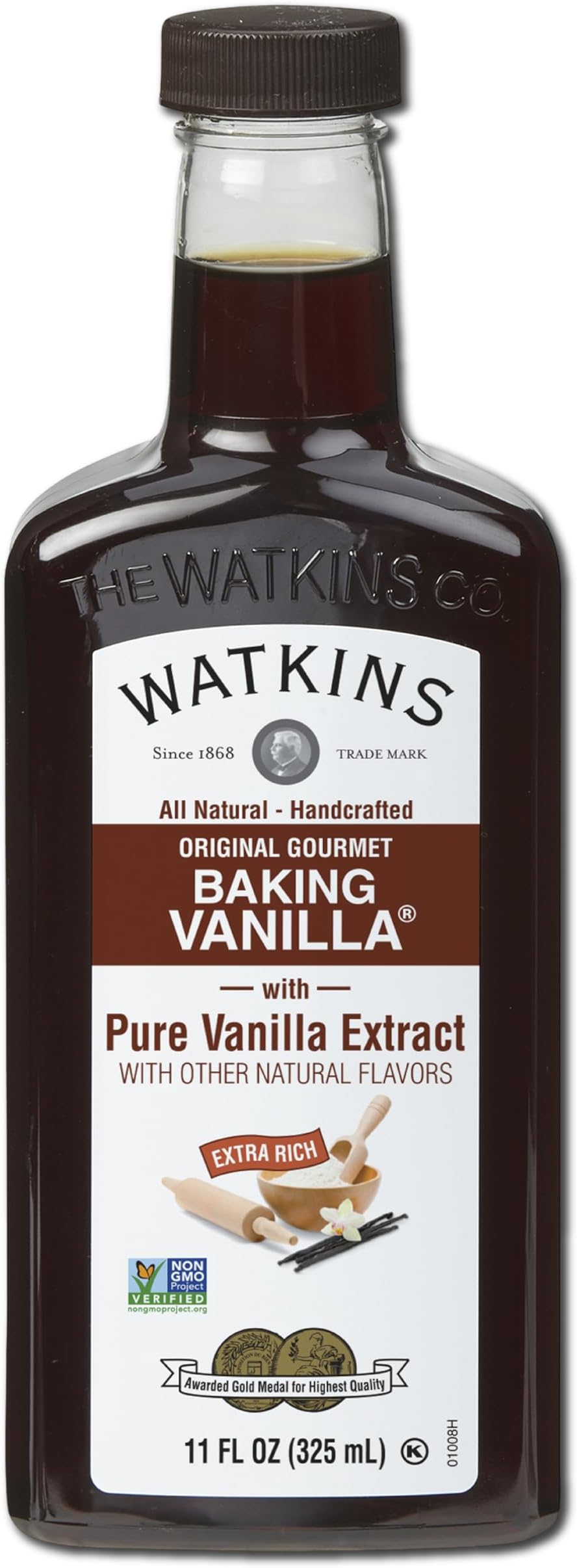 Watkins Original Gourmet Baking Vanilla with Pure Extract (11 Fl)