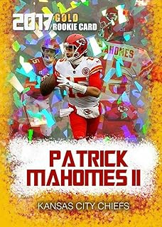 Moptrek Mahomes Rookie Card: Cracked Ice Gold