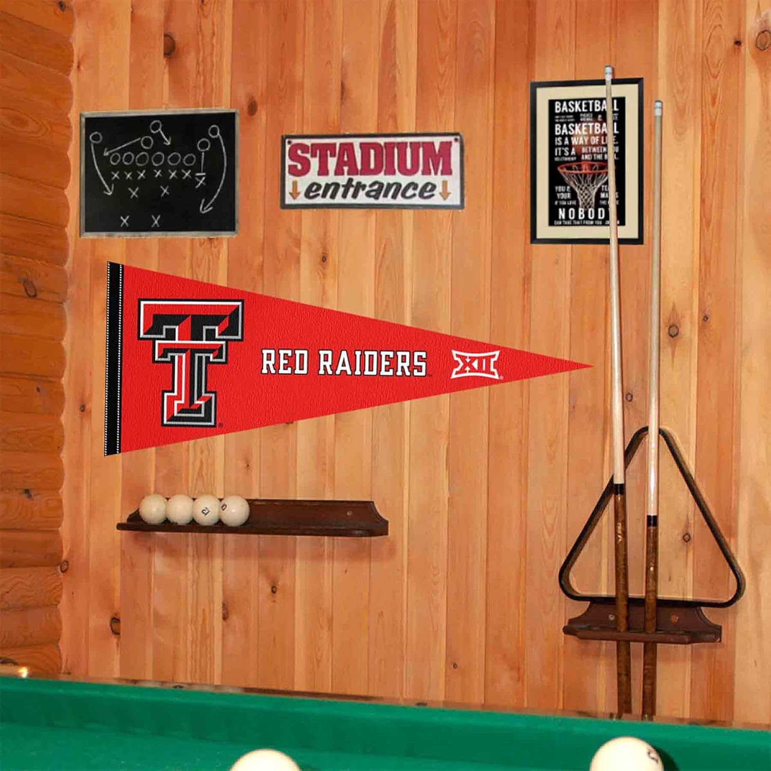 Texas Tech Red Raiders Big 12 Pennant Flag - Image 2