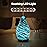 INRORANS Aromatherapy Diffuser Vase Art Glass ultrasonic Cool Mist Scent Essential Oil Diffuser Humidifier with Intermittent Mist & LED 7 Colorful Changing Night Light for Home Dcor-Brilliant Night