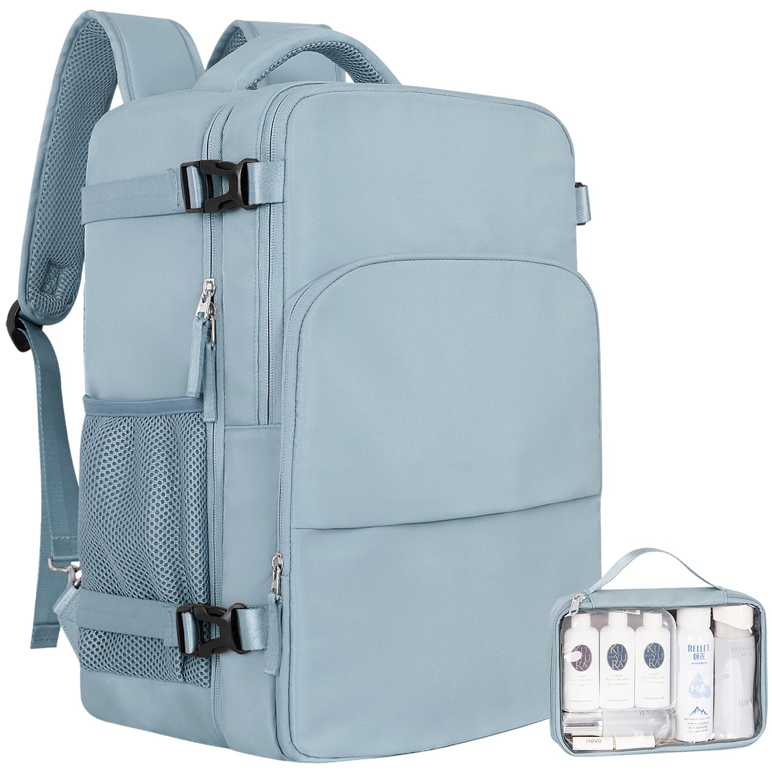 Travel Backpack Carry on Flight Approved Backpack with Multi-Pockets TSA Waterproof 17 3inch Laptop Backpack Personal Item Travel