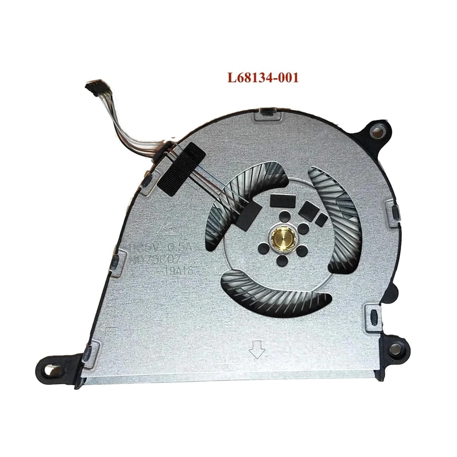 Ventilador De Refrigeración Interno De CPU for Portátil, Compatible con HP,15-DY 14-DQ TPN-Q221 ND75C07-19A18 L68133 ND55C41-19A19 De Repuesto(CPU Fan 5pcs)