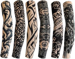 Booge temporary tattoo arm sleeves image