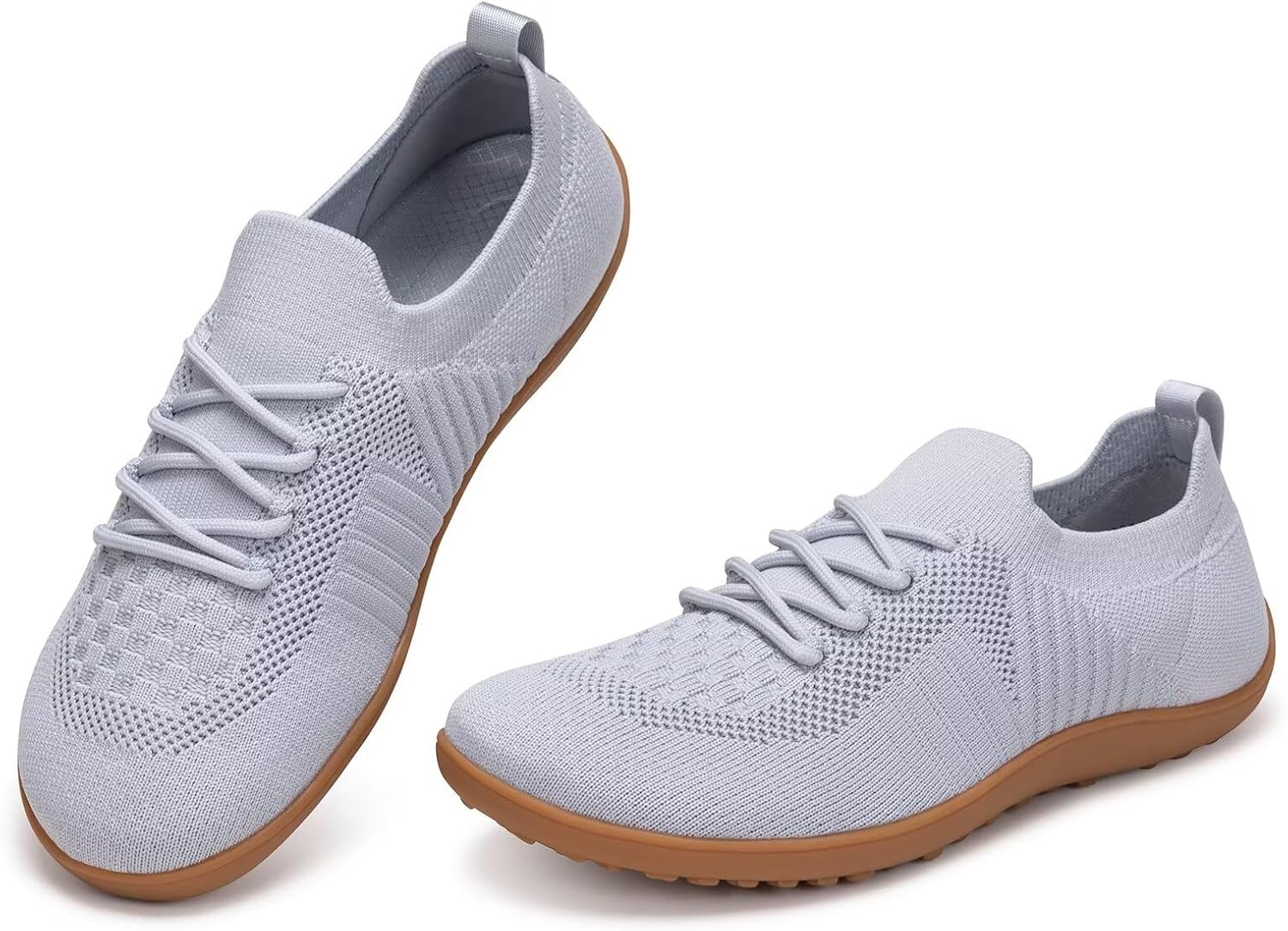 Frank Mully Womens Walking Shoes Wide Toe Box Barefoot Shoes Knitted Fashion Sneaker with Arch Support - Image 6