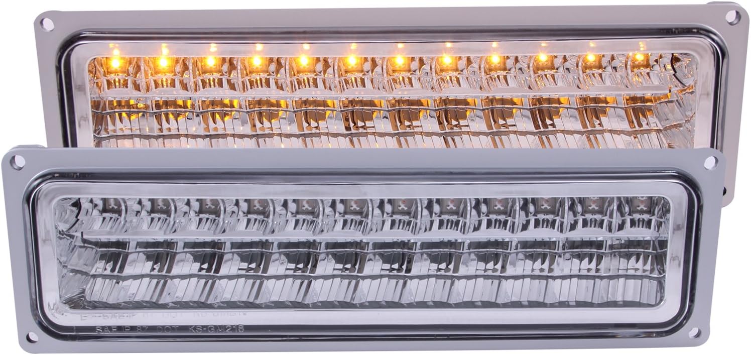 ANZO Euro Parking Light Assembly | Chevy Silverado 1500/2500/ Tahoe/Z71 (99-02, 06) (511065)
