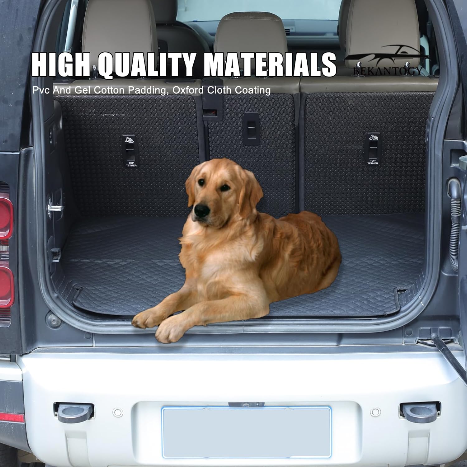 Cargo Trunk Liner Compatible with Land Rover Defender 90 110 130 2020-2024 Vehicle Customization Special Trunk Liner Behind 2nd Row Liner Waterproof and Non-Slip Liner