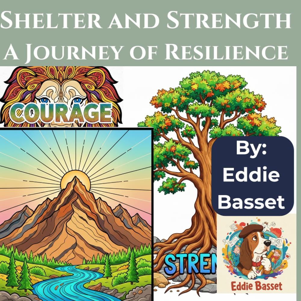Shelter and Strength: A Journey of Resilience: An Intricate Adult Coloring Book of Resilience, Hope, and Healing Symbols