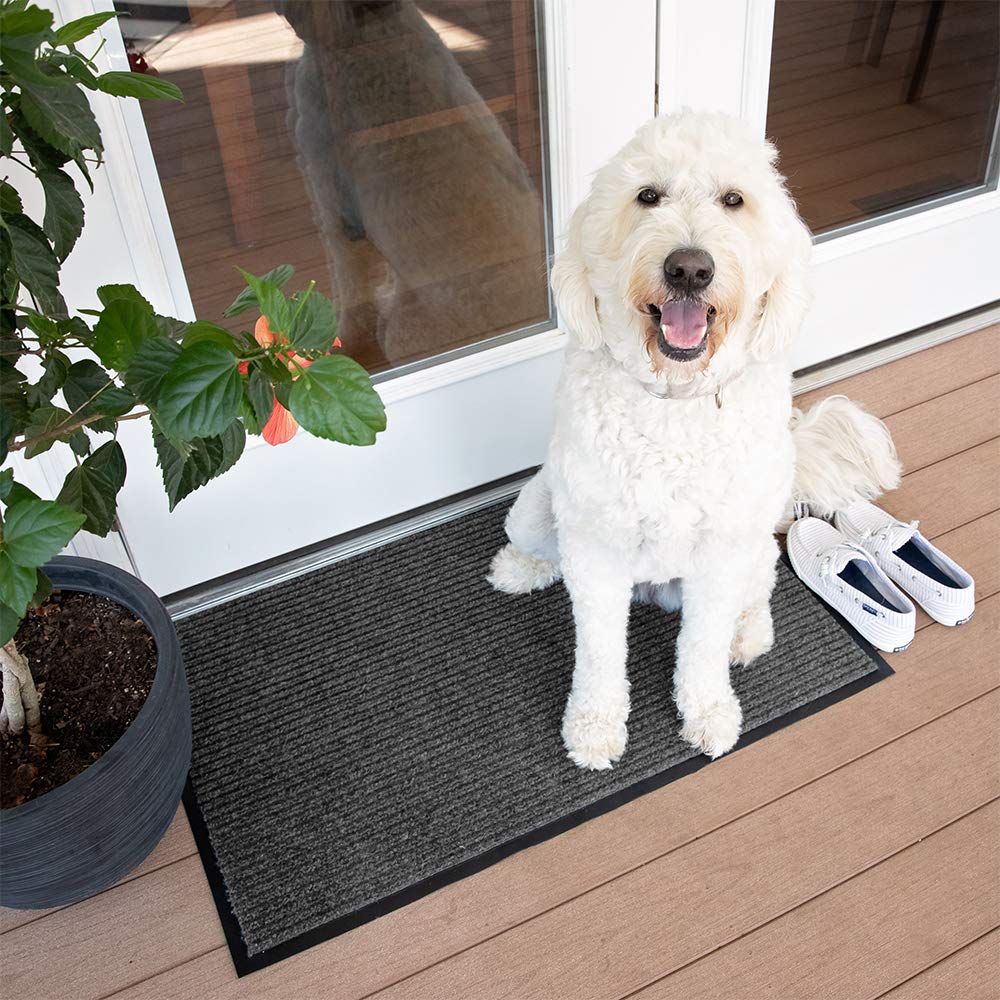 Blасk Frіdау Sаlе 2022 NOTRAX 109S0036CH 109 Brush Step Entrance Mat, for Home or Office, 3' X 6' Charcoal