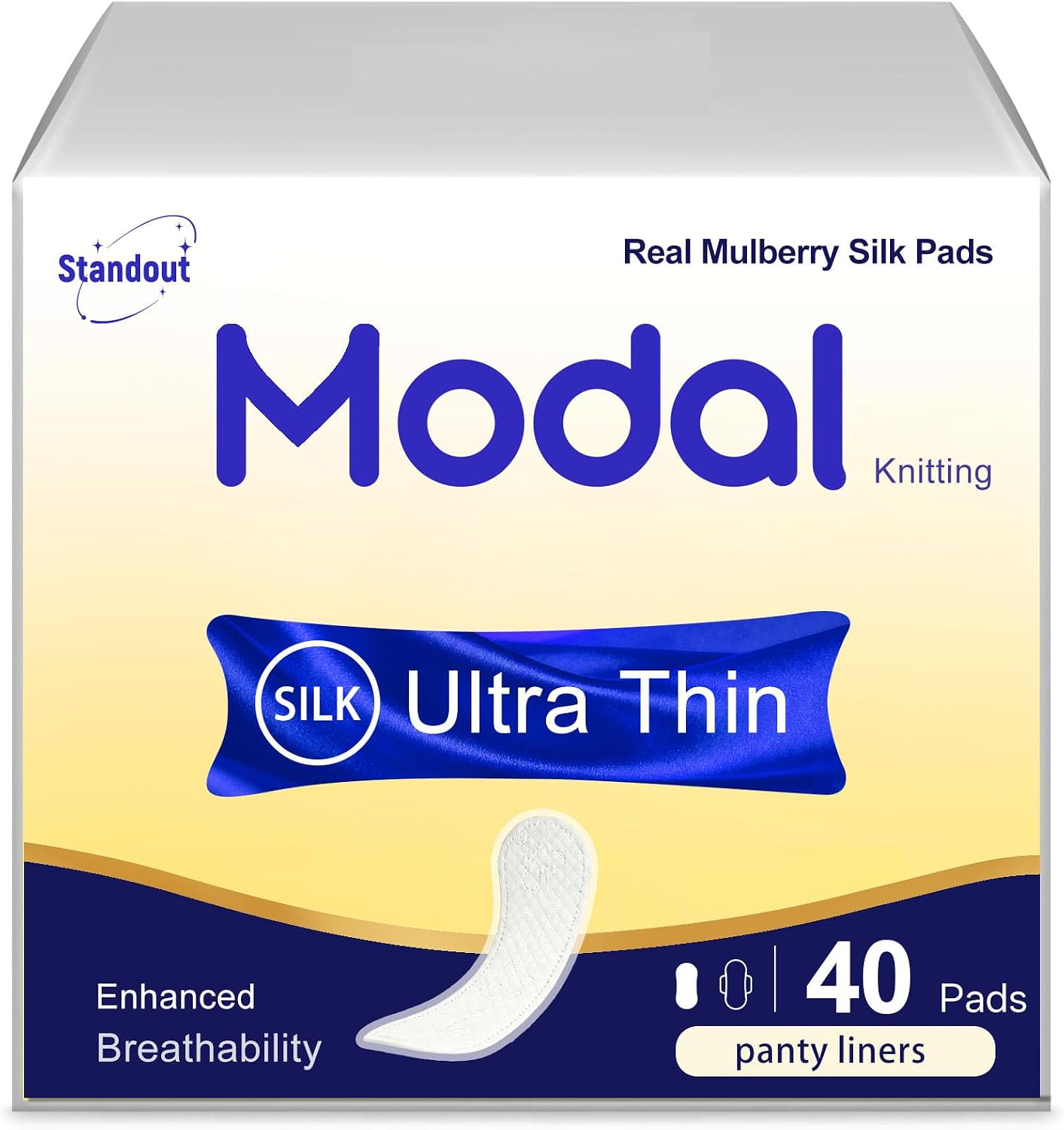 Modal Sanitary Pads Variety Bundle 88 PCS for Women, Day Regular, Large Heavy Flow, Night Overnight Pads and Panty Liners, All‑Day & Night Period Kit (Packaging May Vary) image 2