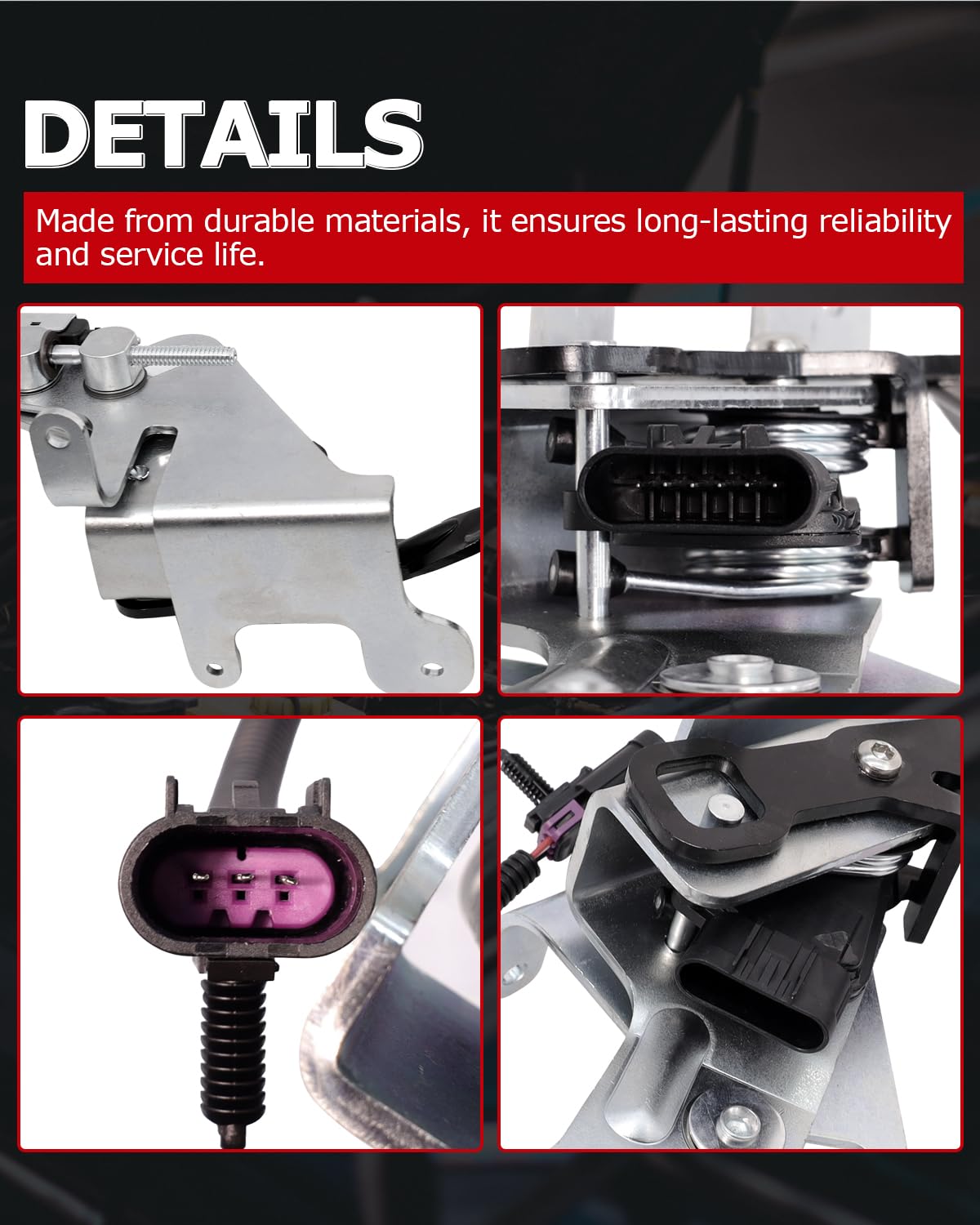 1ST Accelerator Pedal with Position Sensor Replacement APS244 Fits for Cadillac SRX 2004-2009, Replaces OE: 10368487 15263220 15861029