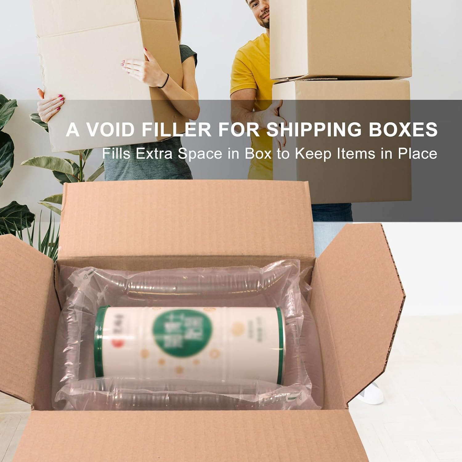 Air Bags for Packing 400 Count Inflatable Air Pillows for Shipping with pump 4.72"x7.87" Recyclable Packaging Filler Shipping Supplies Box Alternative to Packing Peanuts Purse Stuffers for Shape
