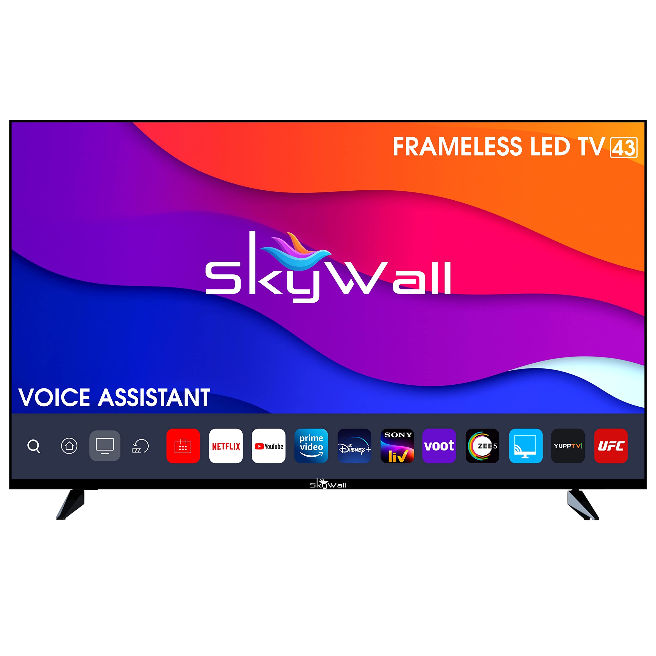 SKYWALL 107.86 cm (43 inches) Full HD LED Smart TV 43SW-VS (Black) (B08QWYT3M6) Amazon Price History, Amazon Price Tracker