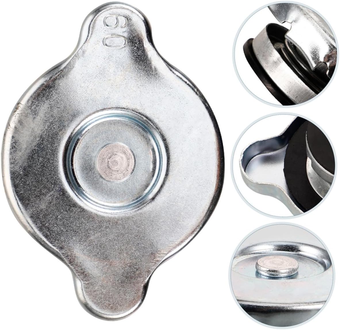 Ciieeo 2pcs Radiator Cap Replacement for Trucks Small Cars Leakproof Engine Coolant Cap for Traffic Logistics