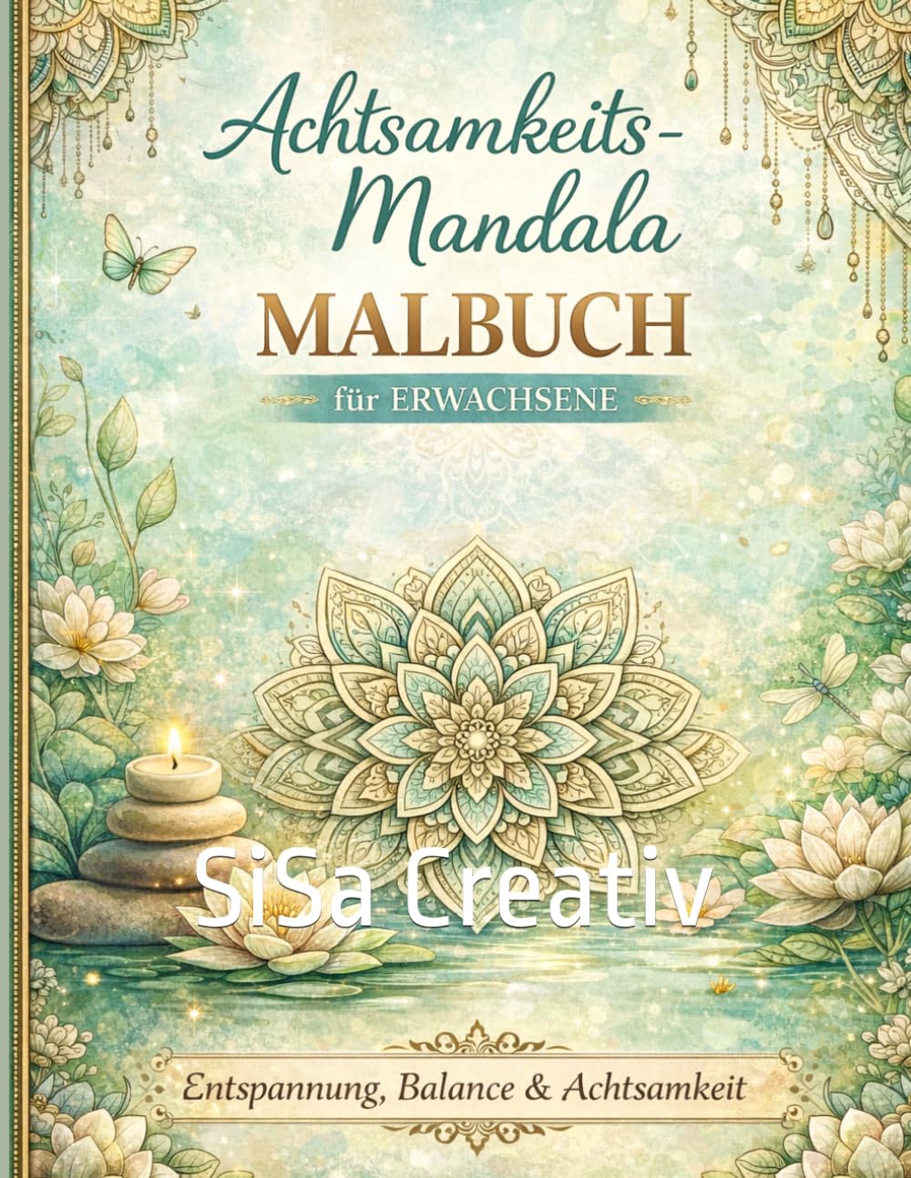 Achtsamkeits Mandala Malbuch fuer Erwachsene: Einzigartige Mandala-Motive fuer innere Ruhe, Entspannung und Kreativitaet – Stressabbau durch Ausmalen und Achtsamkeit