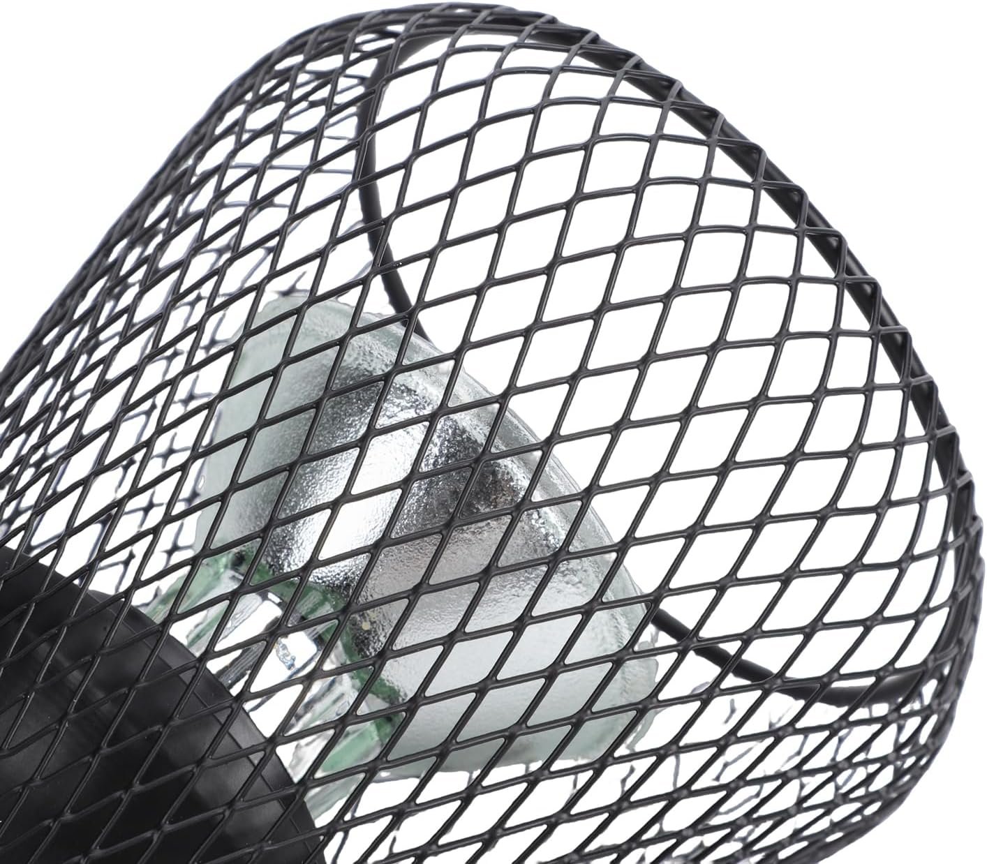 Pssopp Reptile Lamp Guard, Heat Lamps Cover Dome for Pet Amphibian Chicks Lizard Snake Reptile Lamp Guard, Large Caliber Heat Nan (US Plug)