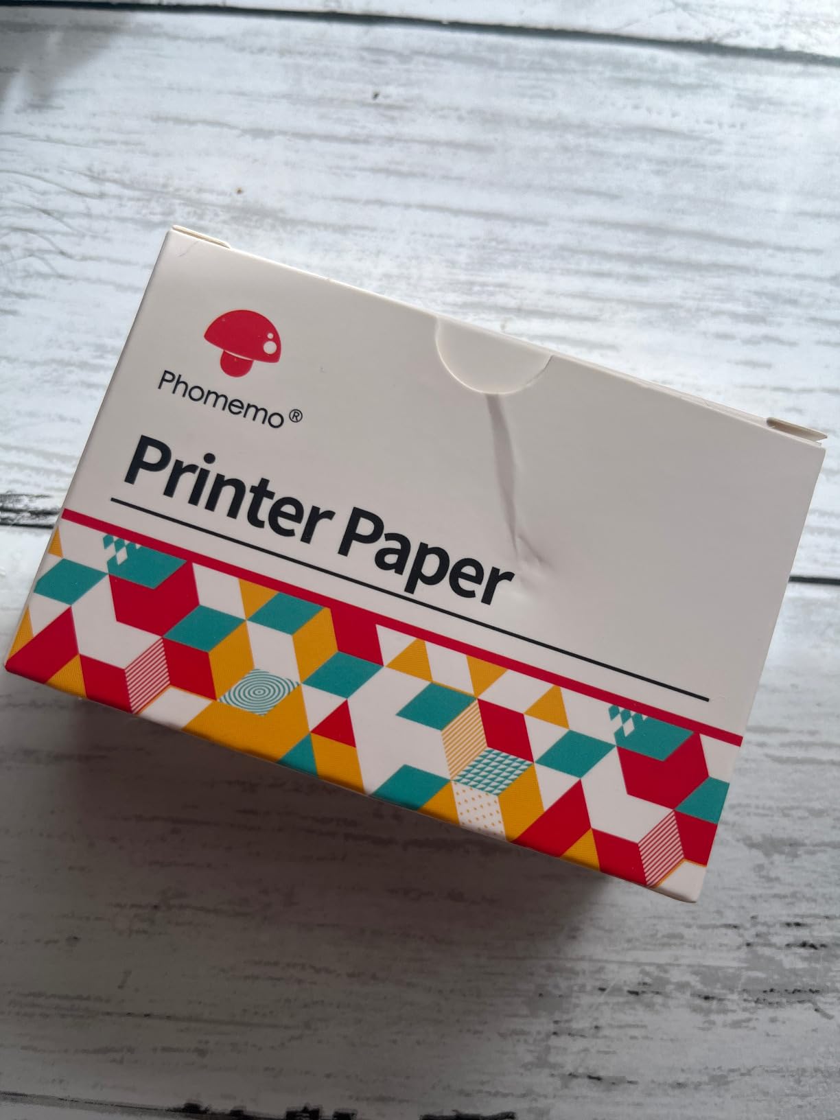 Papier Thermique Phomemo 80mm Blanc Non Adhésif - 3 Rouleaux 6.5m Pour Imprimante Portable