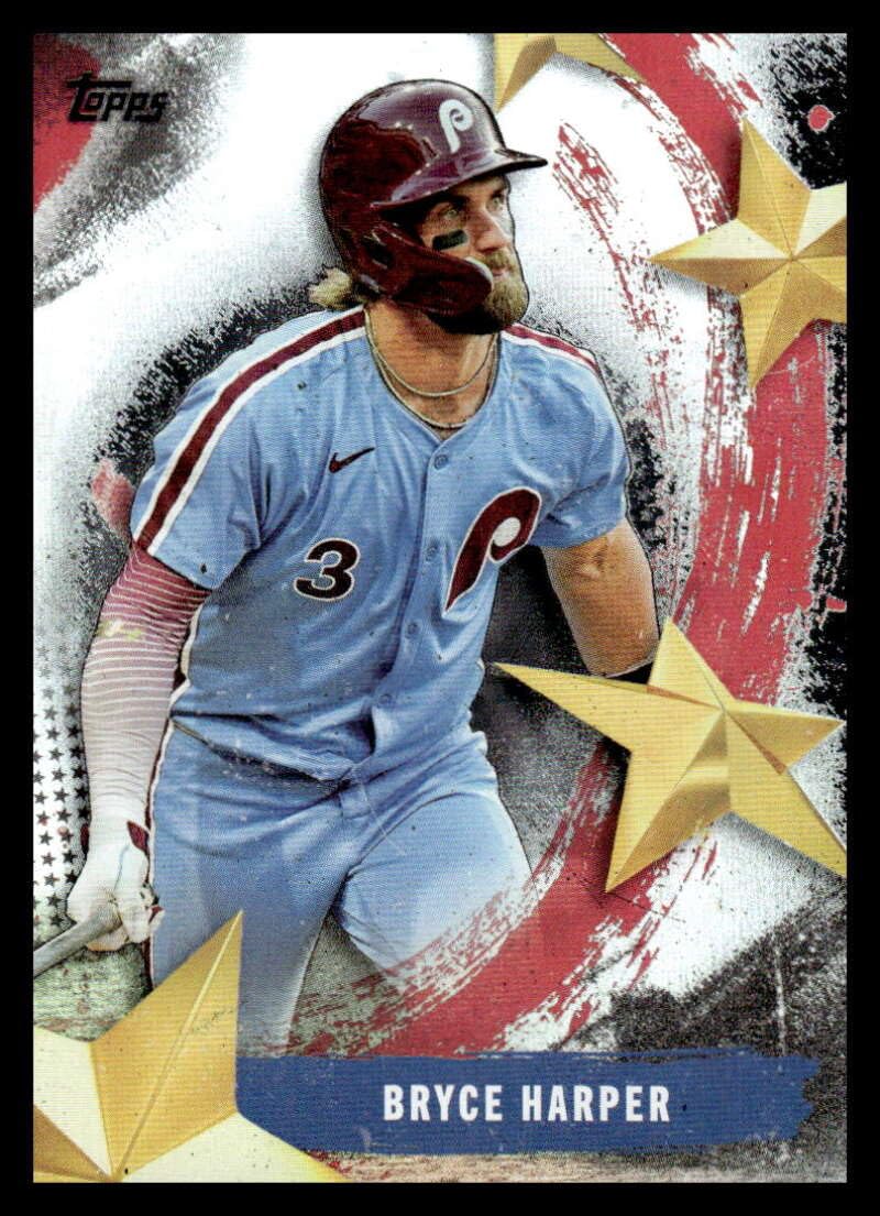 Amazon.com: 2025 Topps Stars of MLB #SMLB-3 Bryce Harper NM-MT 