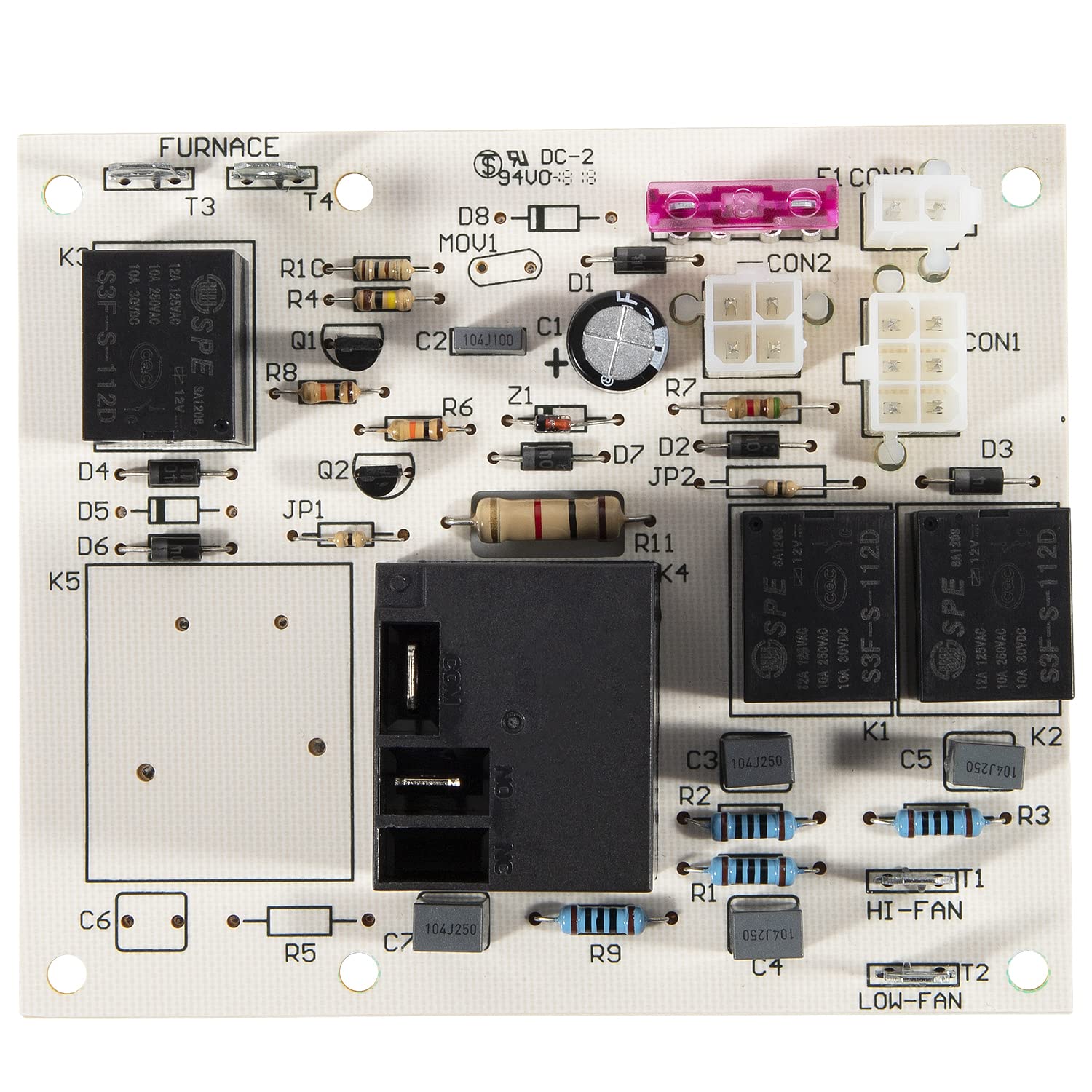 3106996022 Heat & Cool Analog Thermostat Control Relay Board Fit for Dometic RV Air Conditioner, Replace for Dometic 3106996.022, 3311924.000, Work