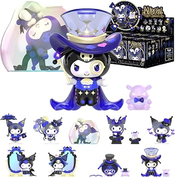 TOP TOY Sanrio SANRIO Kuromi Magic Apprentice Series Assorted Box 8 PiecesGacha Gacha Blind Box Figure, Sofubi PVC, Premium Toy, Birthday Present, Christmas Gift