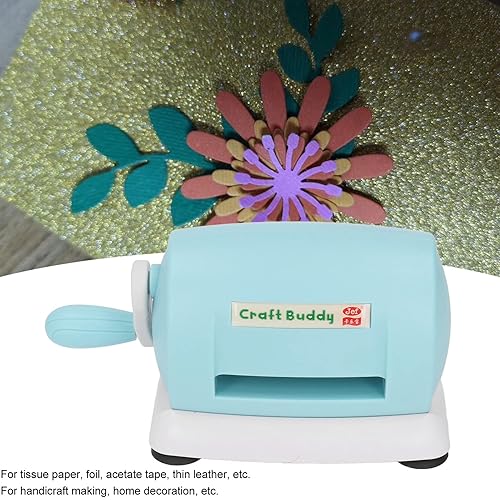 Miniatura 5 de Máquina de grabación en relieve de bricolaje, máquina de grabado de bricolaje portátil con placas B de manivela de mano máquina de corte para