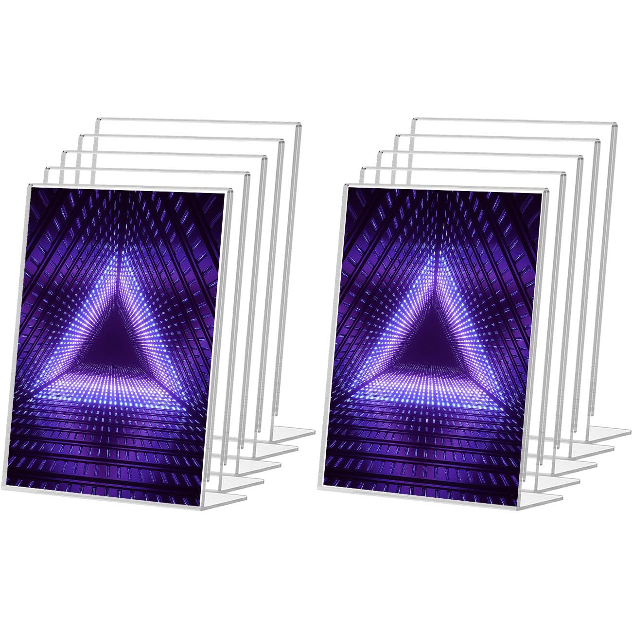 Amazon.co.jp: アクリルスタンド 【10セット】メニュー立て 卓上