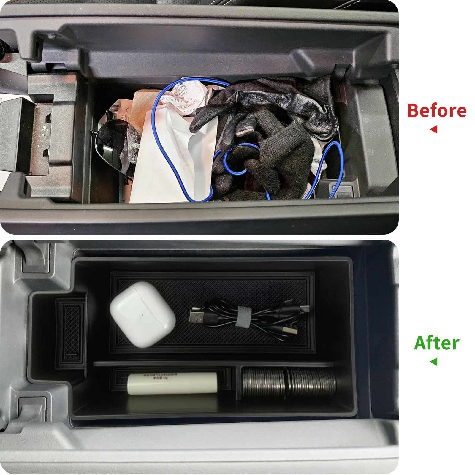 Amazon.com: Zxiaochun Center Console Organizer Tray Compatible