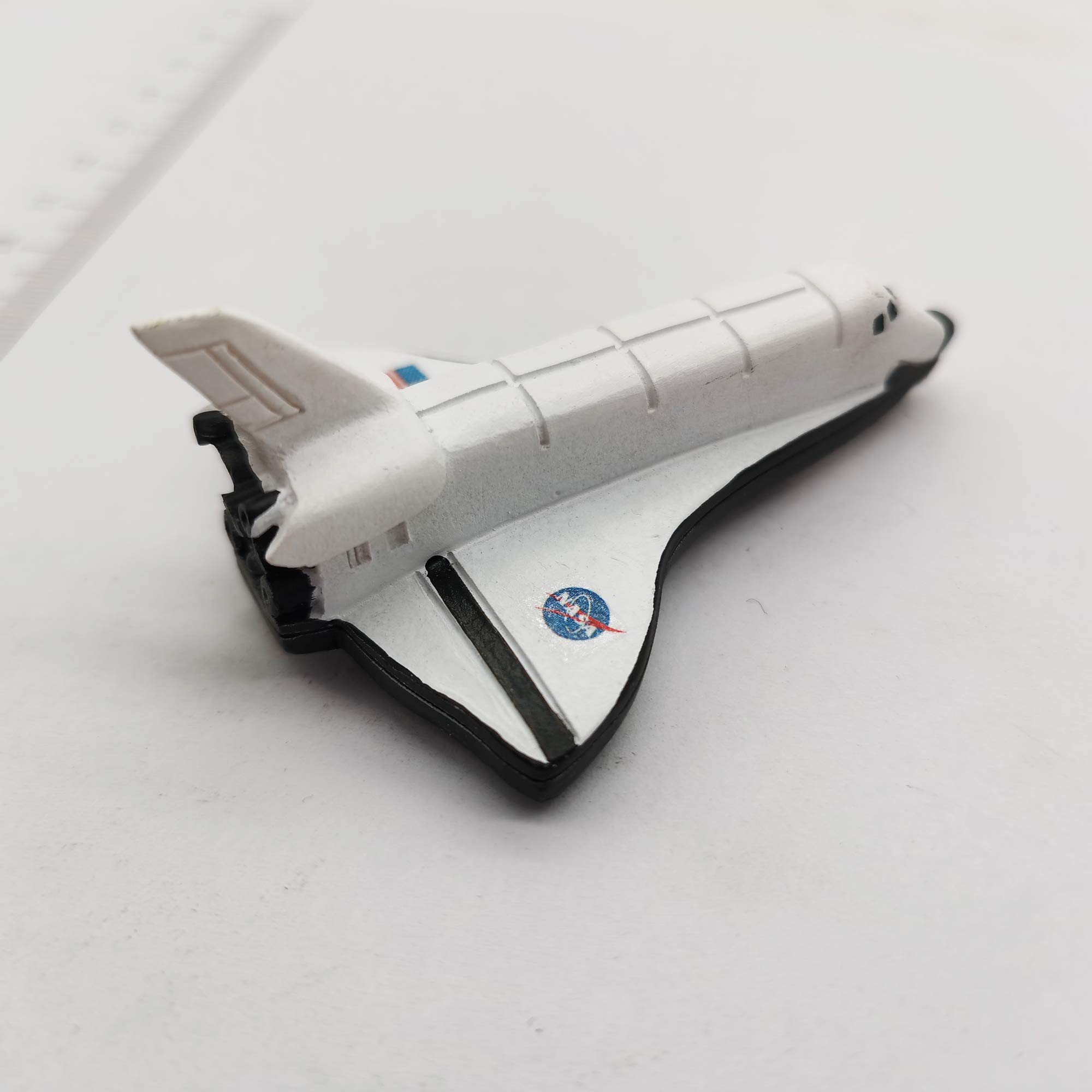 Magnete Frigorifero 3D Space Shuttle – Souvenir USA, Resina Fatta A Mano, Decorazione Cucina