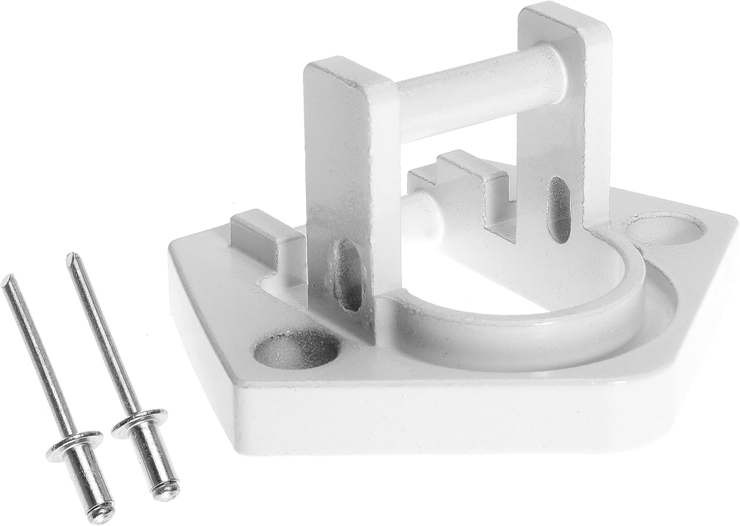 RV Awning Bottom Bracket Foot for Dometic Rounded Hardware for Sunchaser II RV Rounded Hardware Replacement Part (Right or Left (Bracket-U2)